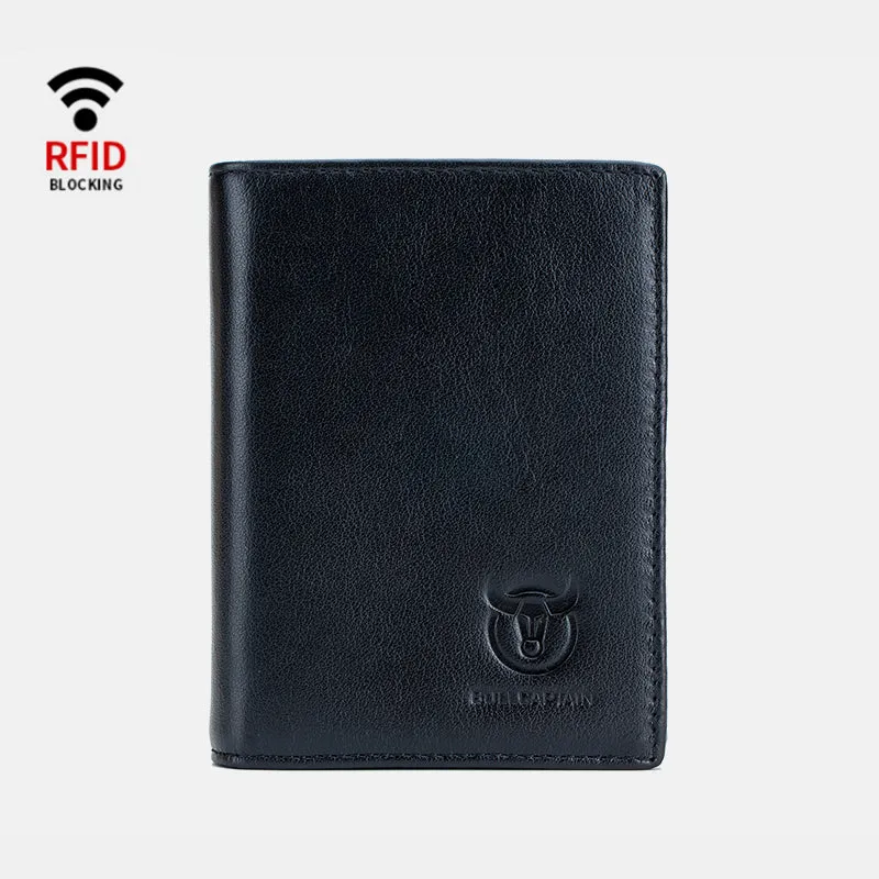 Anti-Theft RFID Protected Multi-Slot Real Leather Wallet