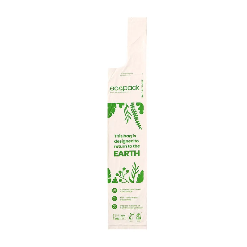 Ecopack 18L Small Compostable Bin Liners (1 Roll/20 Bags)