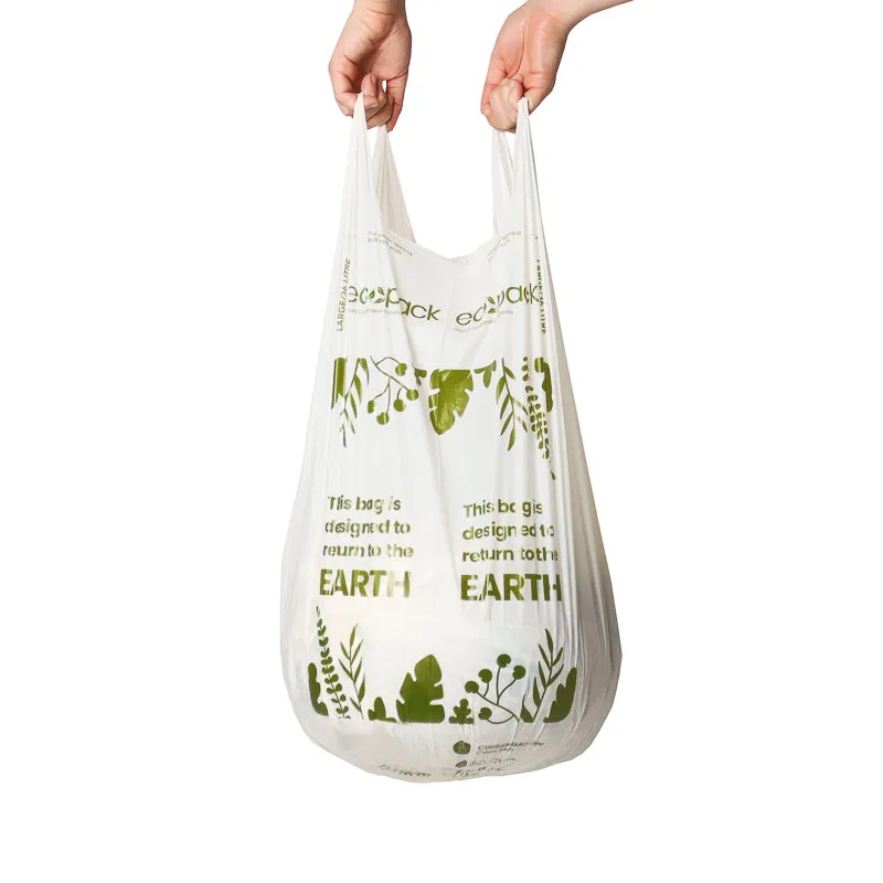 Ecopack 36L Large Compostable Bin Liners (1 Roll/15 Bags)