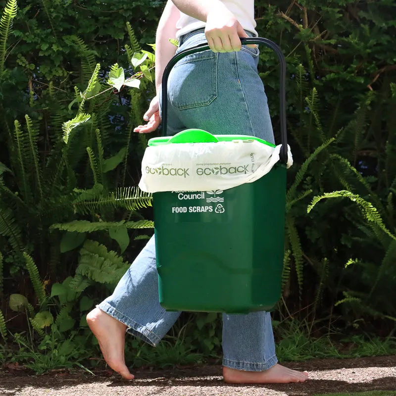Ecopack 36L Large Compostable Bin Liners (1 Roll/15 Bags)