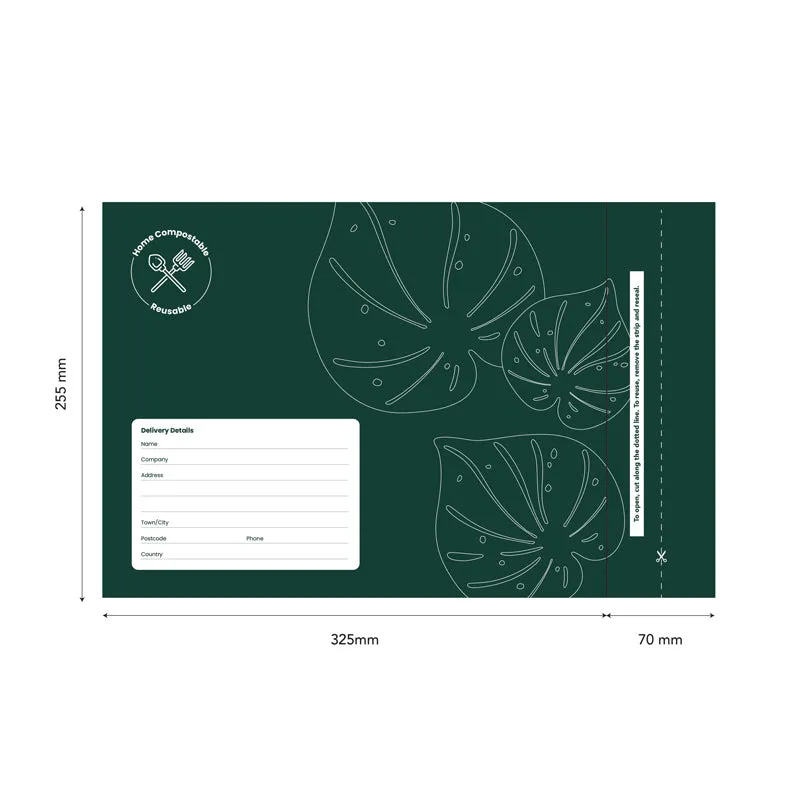 Ecopack A4 Compostable Courier Bags (1 Pack/25 Bags)