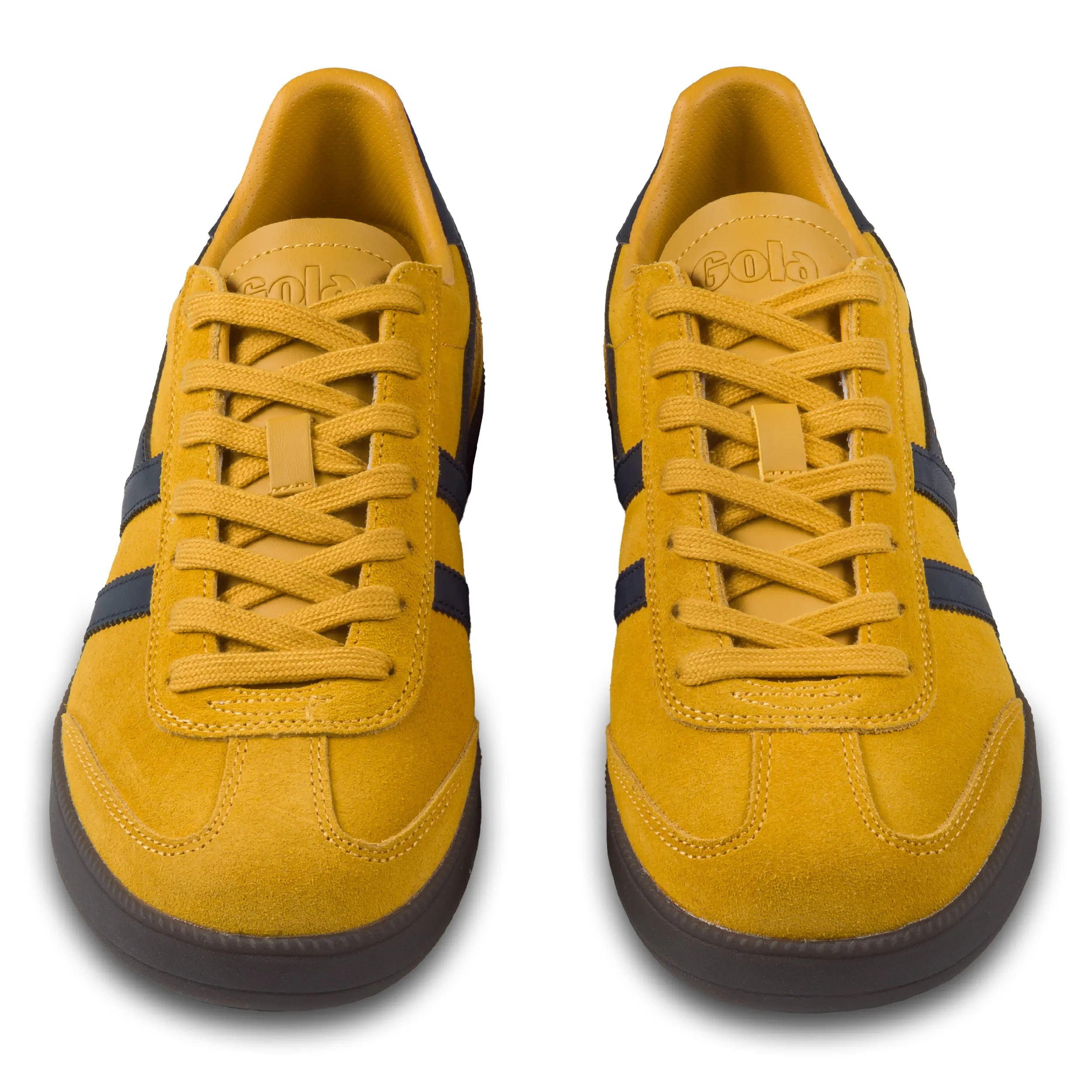 GOLA Herren Sneaker Viper gelb/blau, Wildleder (CMB735 Sun/Navy/Dark Gum)