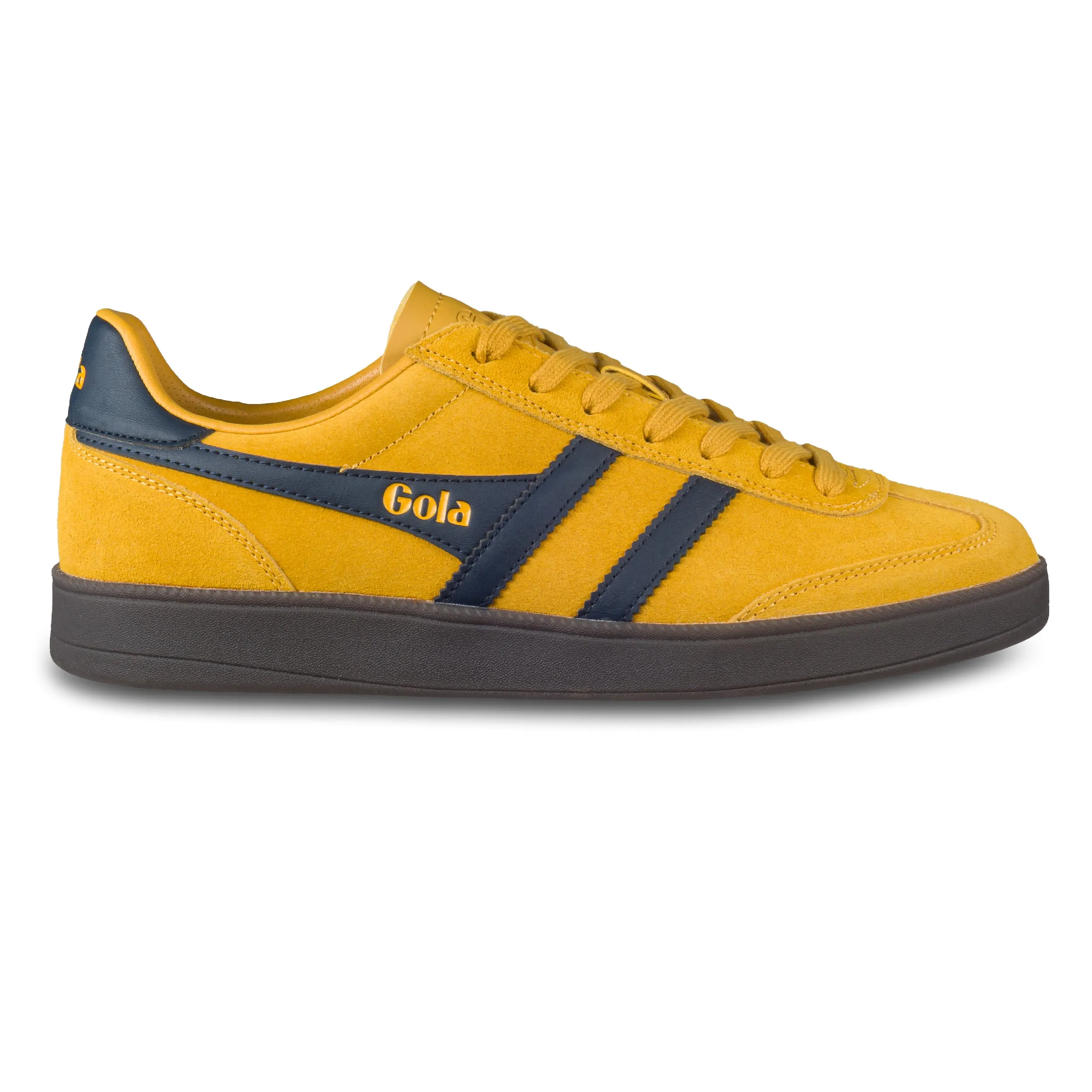 GOLA Herren Sneaker Viper gelb/blau, Wildleder (CMB735 Sun/Navy/Dark Gum)