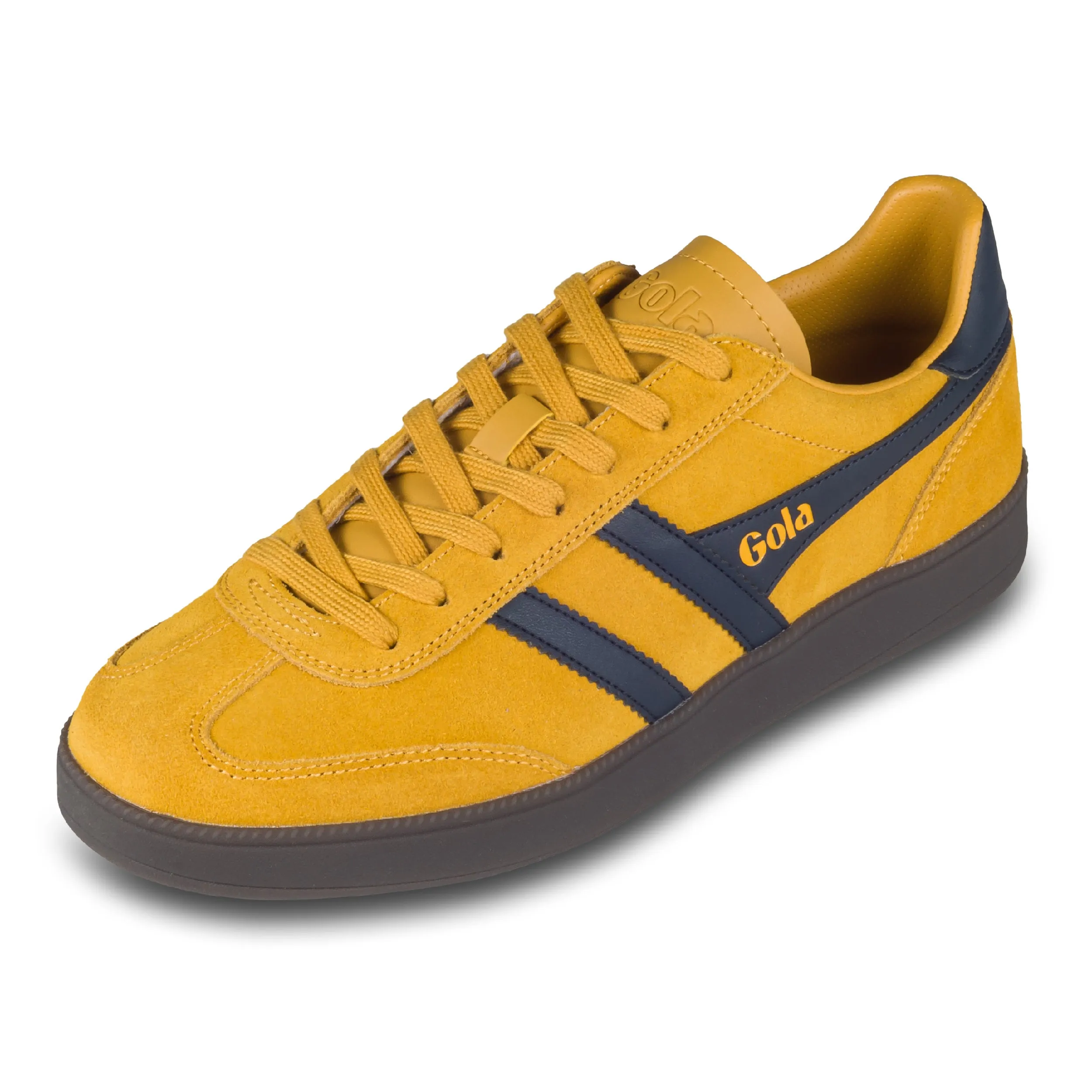 GOLA Herren Sneaker Viper gelb/blau, Wildleder (CMB735 Sun/Navy/Dark Gum)