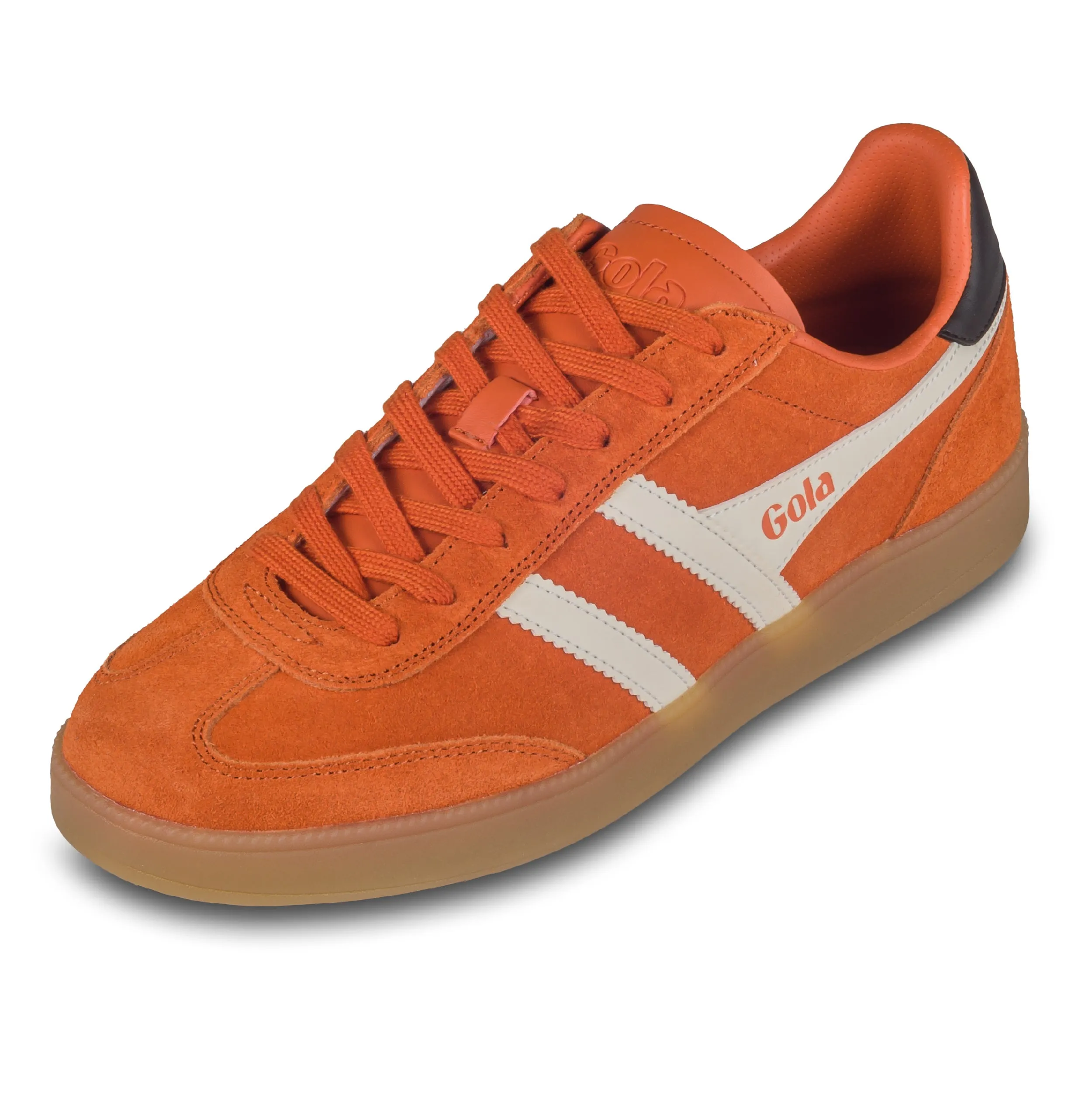 GOLA Herren Sneaker Viper orange/weiß, Wild-Leder (CMB735 Moody Orange/Off White/Black/Gum)