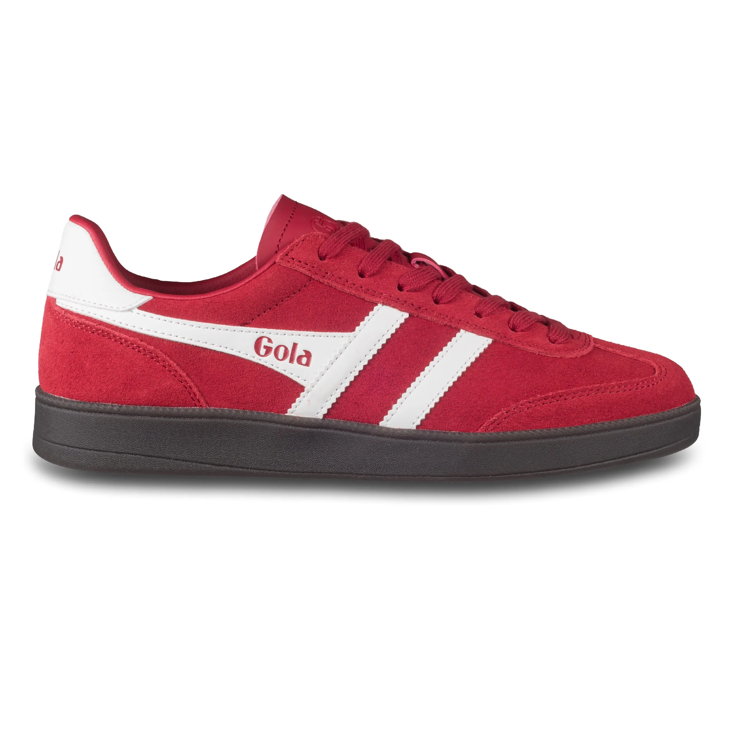 GOLA Herren Sneaker Viper rot/weiß, Wildleder (CMB735 Red/White/Dark Gum)