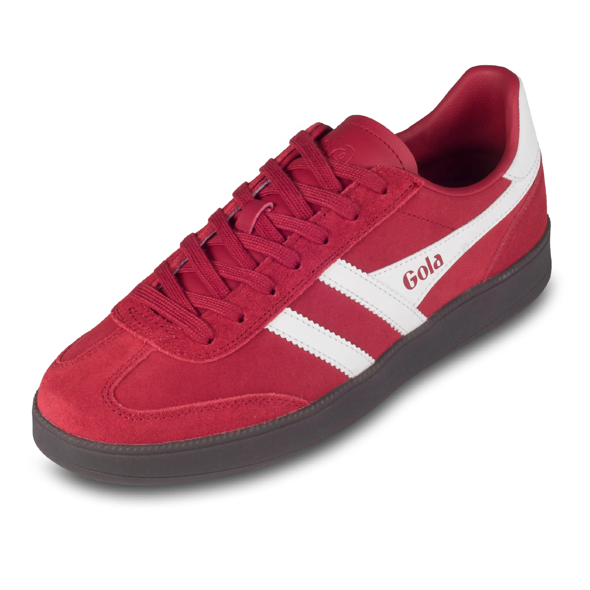 GOLA Herren Sneaker Viper rot/weiß, Wildleder (CMB735 Red/White/Dark Gum)