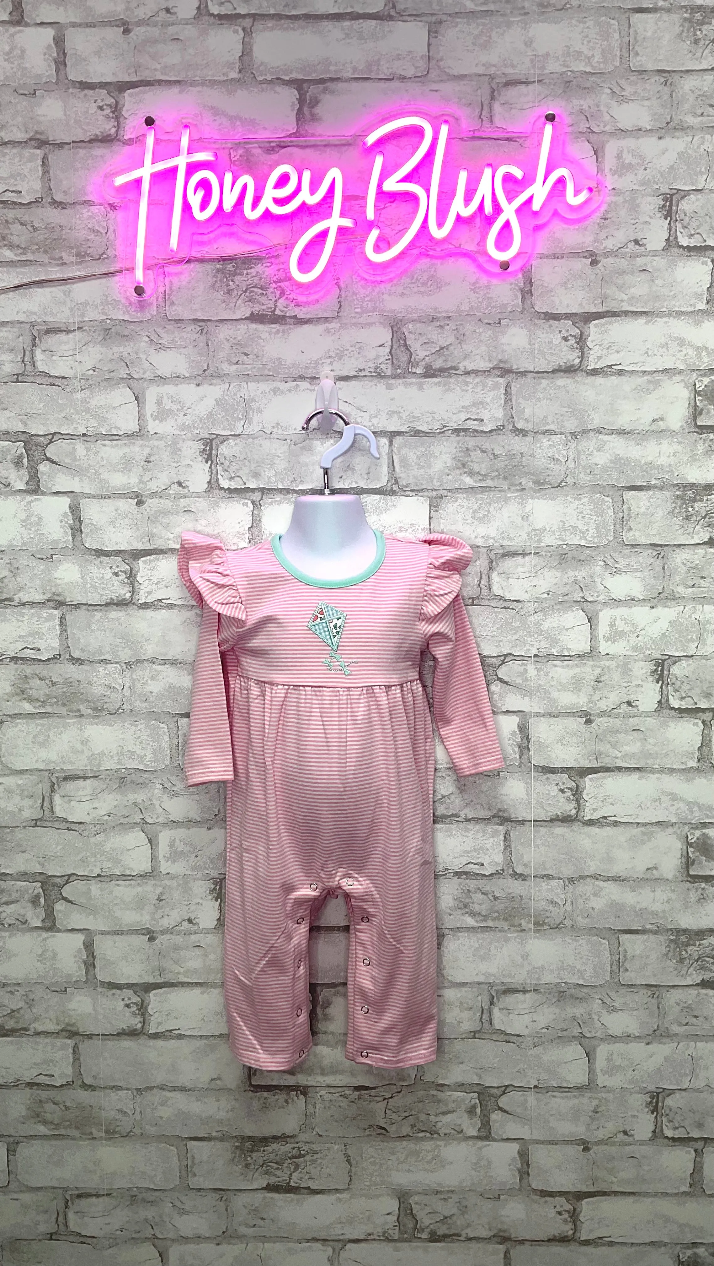 Kite Applique Girls Romper