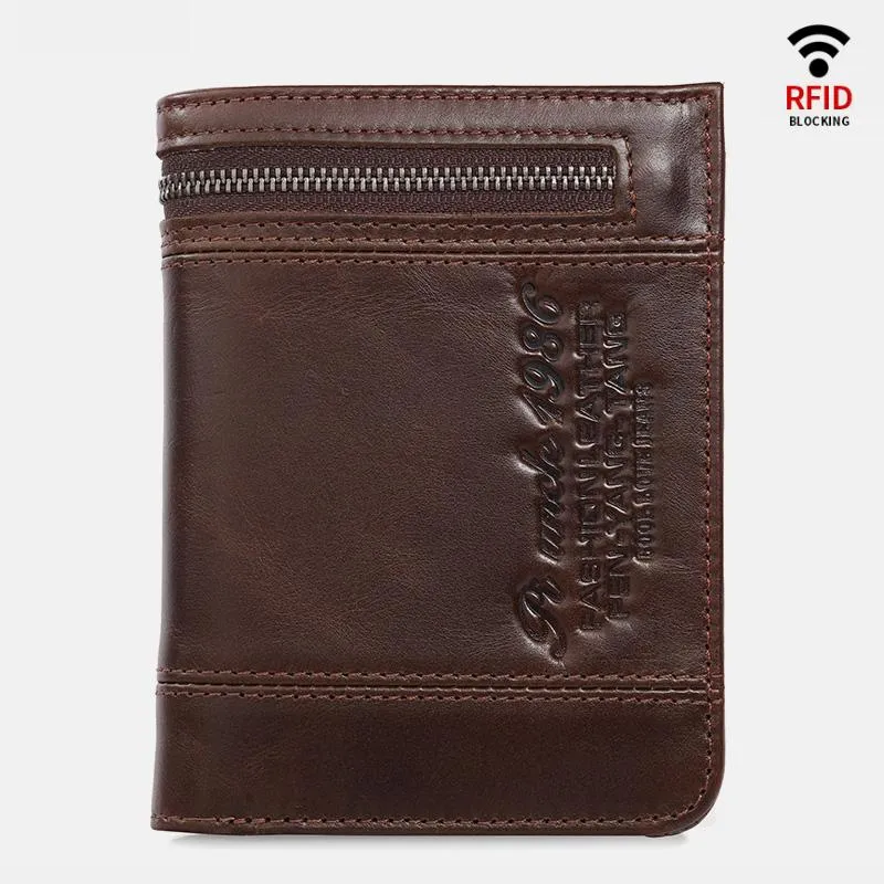 Large Capacity Bifold Retro Wallet