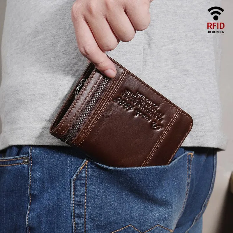 Large Capacity Bifold Retro Wallet