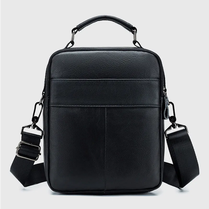 Large Capacity Genuine Leather Crossbody Bag
