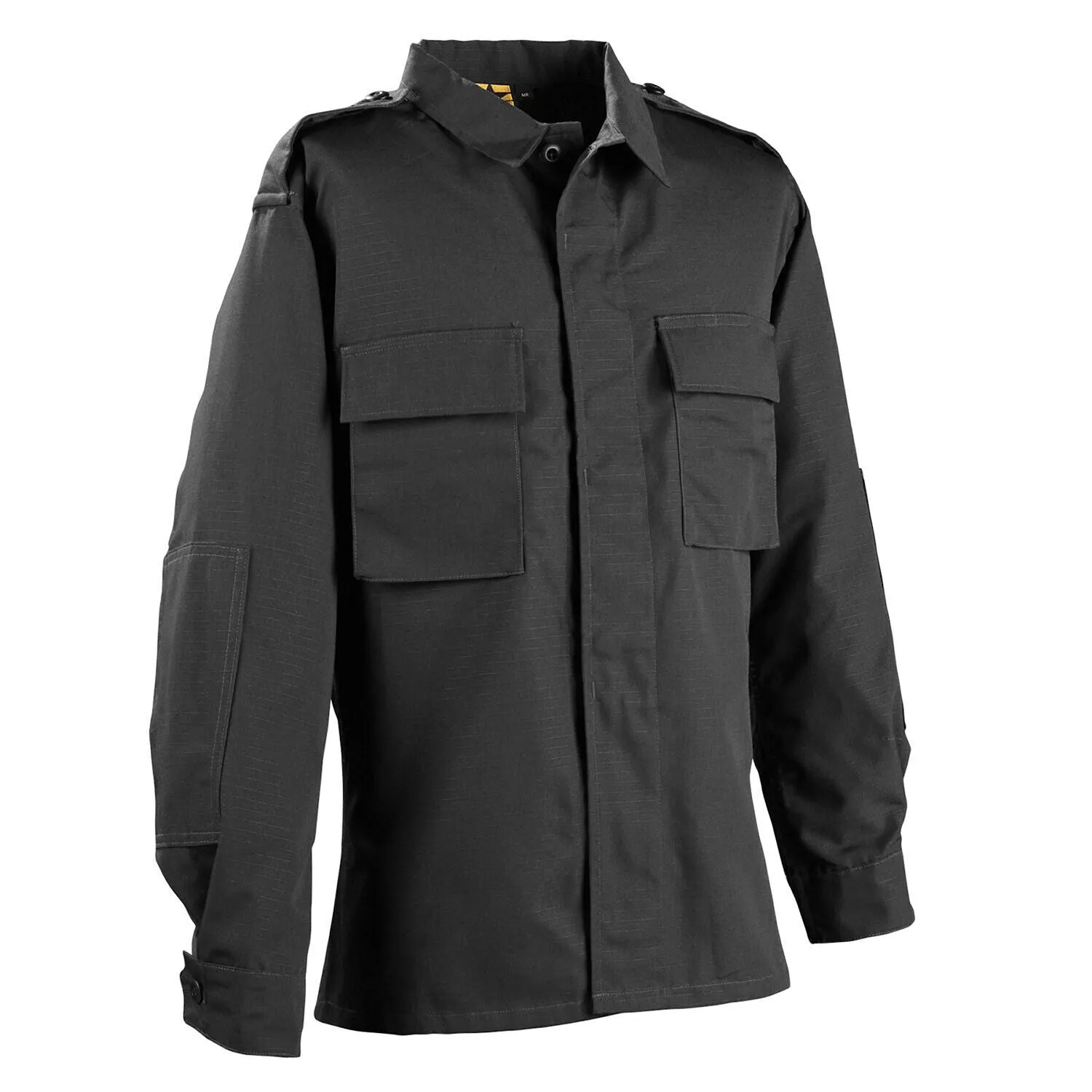 MILITARY STYLE 2 POCKET MEN'S BDU SHIRT LS COTTON/POLY POLICE SECURITY USA MADE