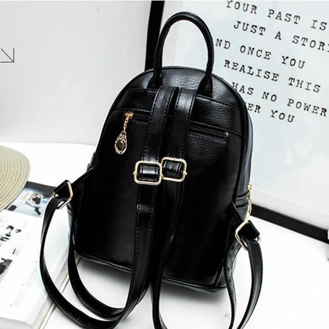 Quilted Pattern Medium Backpack