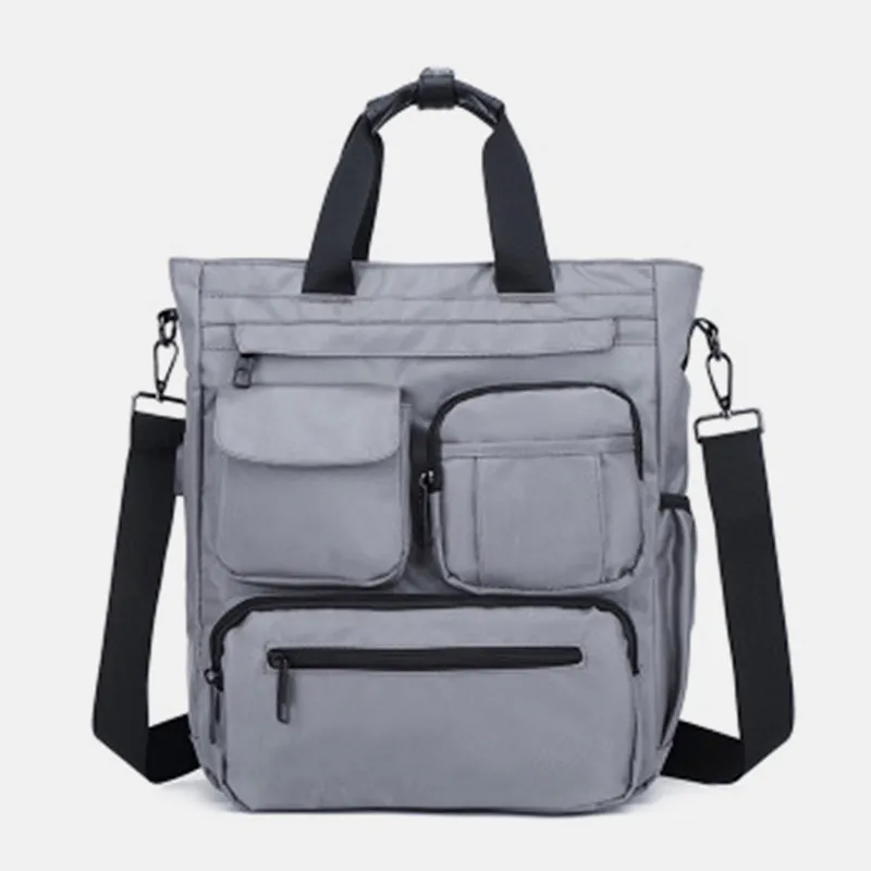 Usb Charging Multi-Pocket Handbag Crossbody Bag