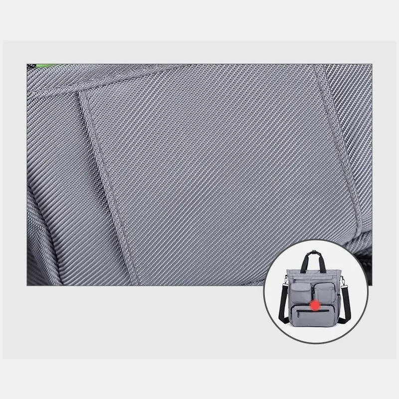 Usb Charging Multi-Pocket Handbag Crossbody Bag