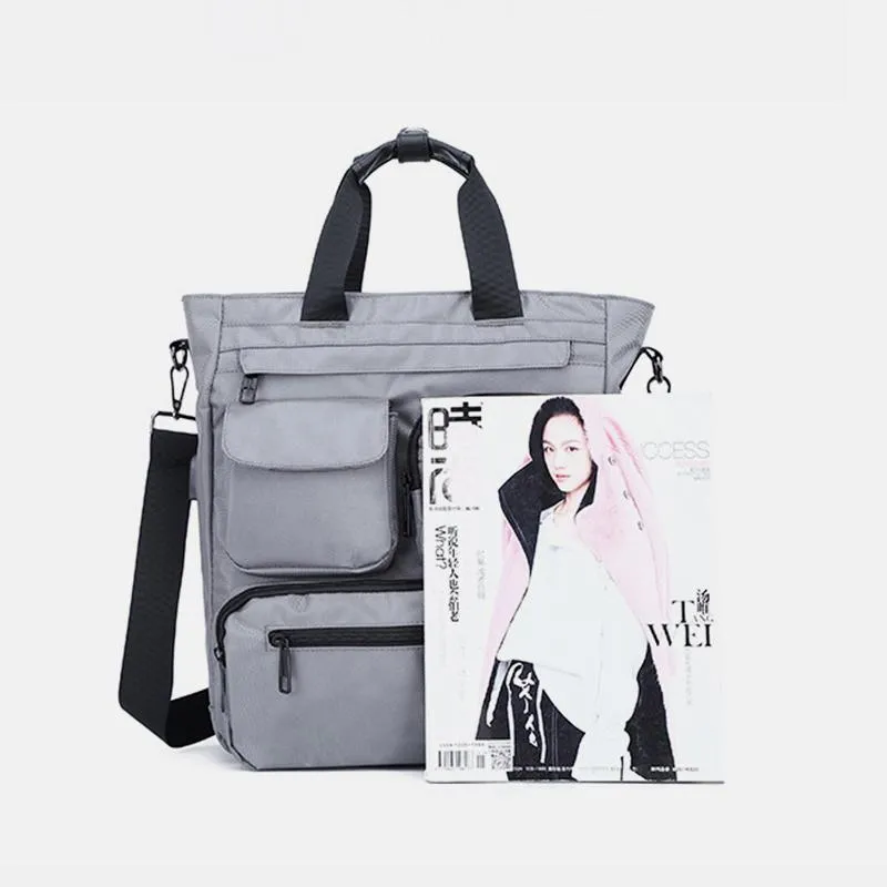 Usb Charging Multi-Pocket Handbag Crossbody Bag