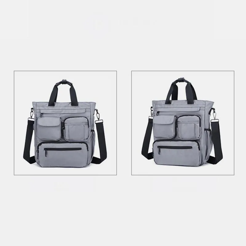 Usb Charging Multi-Pocket Handbag Crossbody Bag